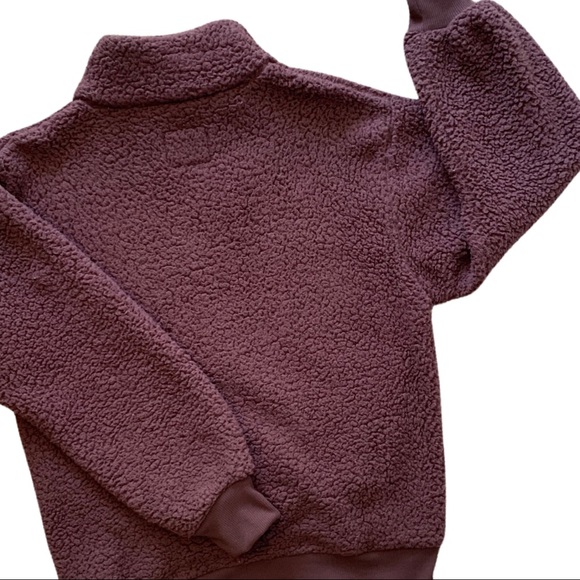 Sherpa Pullover Jacket w/ Pockets - Picture 8 of 8